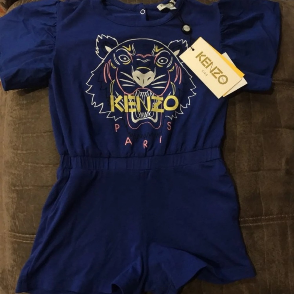 Girls kenzo shorts romper